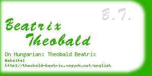 beatrix theobald business card